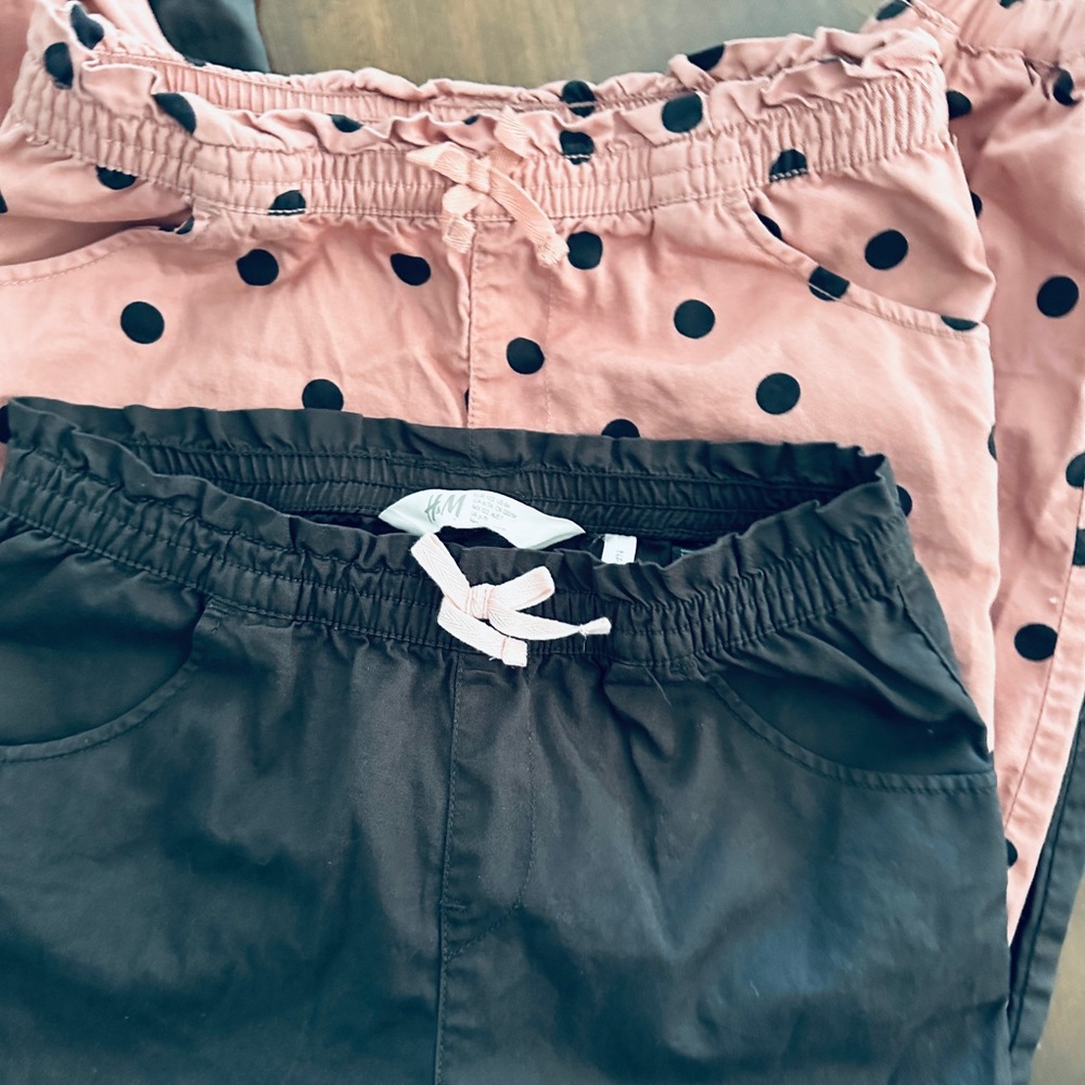 H&M Girls Pants (2pairs)